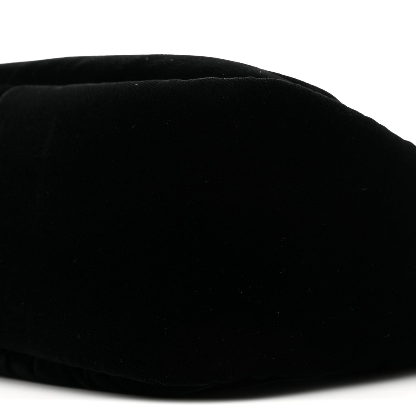 Padded Velvet Mini Bag Black