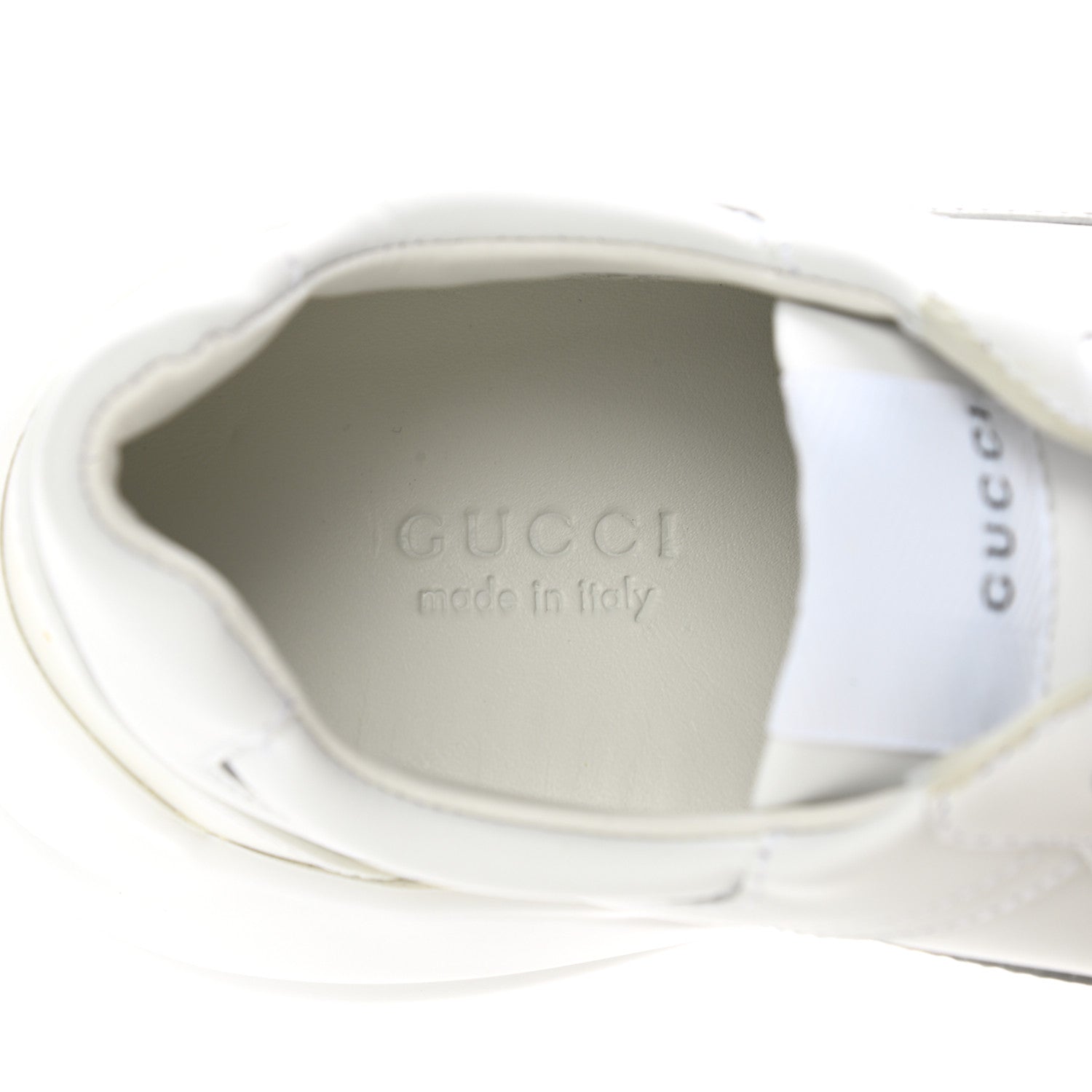 Gucci Soft Calfskin Womens Rhyton Sneakers 36 Ivory 6 of 9