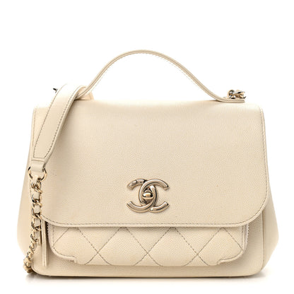 Chanel Caviar Quilted Small Business Affinity Flap White 1 of 10