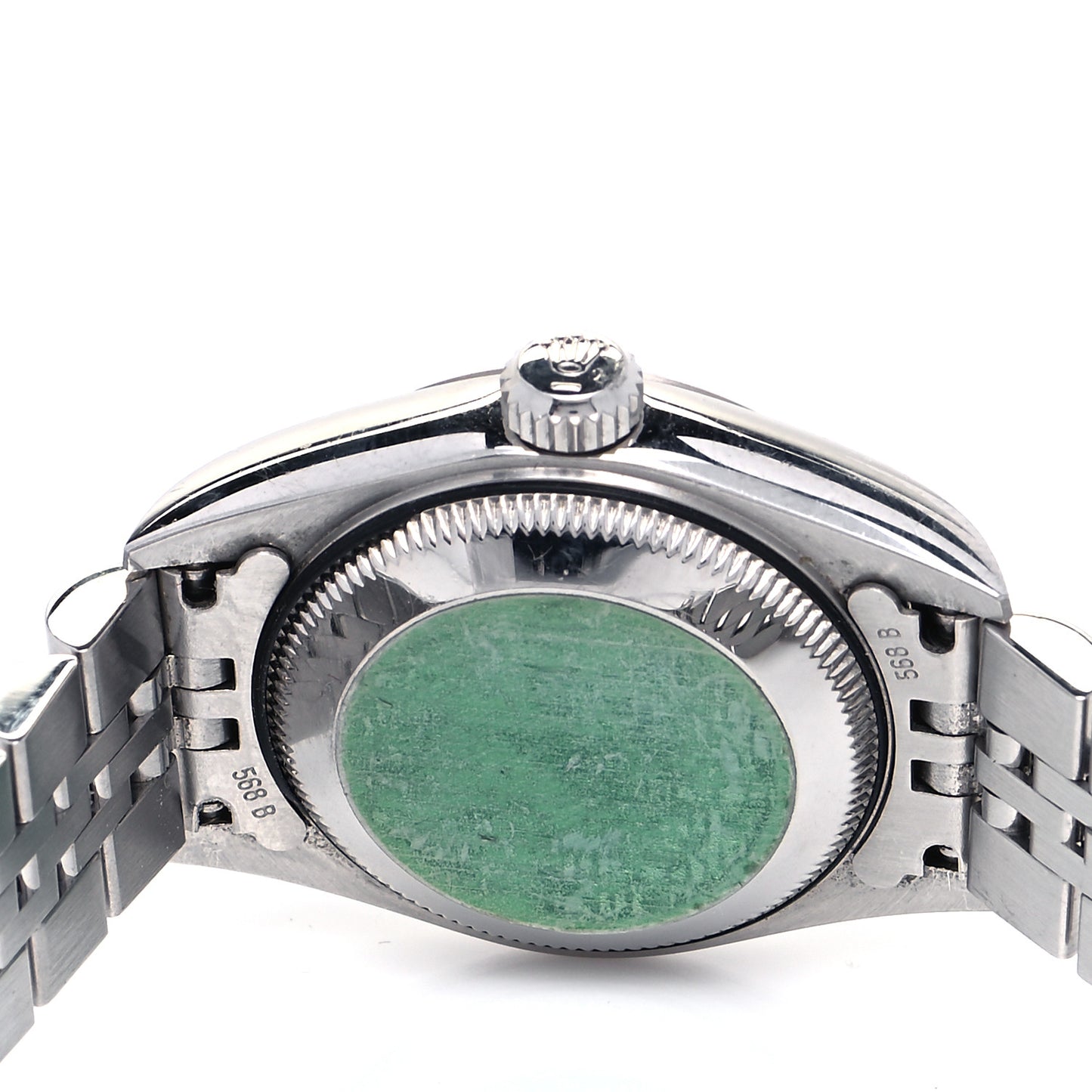 Stainless Steel 18K White Gold Diamond 26mm Oyster Perpetual Datejust Watch White 79174