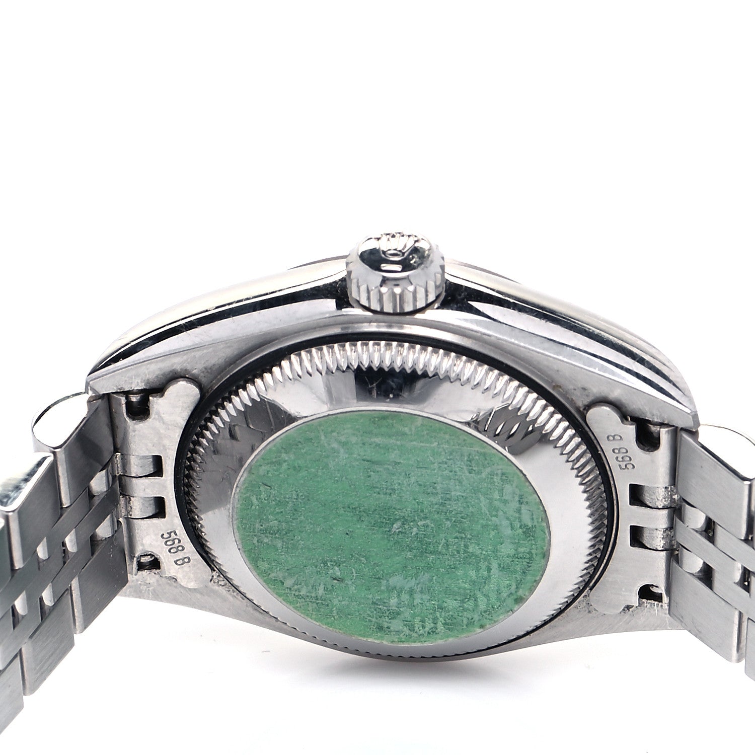 Rolex Stainless Steel 18K White Gold Diamond 26mm Oyster Perpetual Datejust Watch White 79174 8 of 8