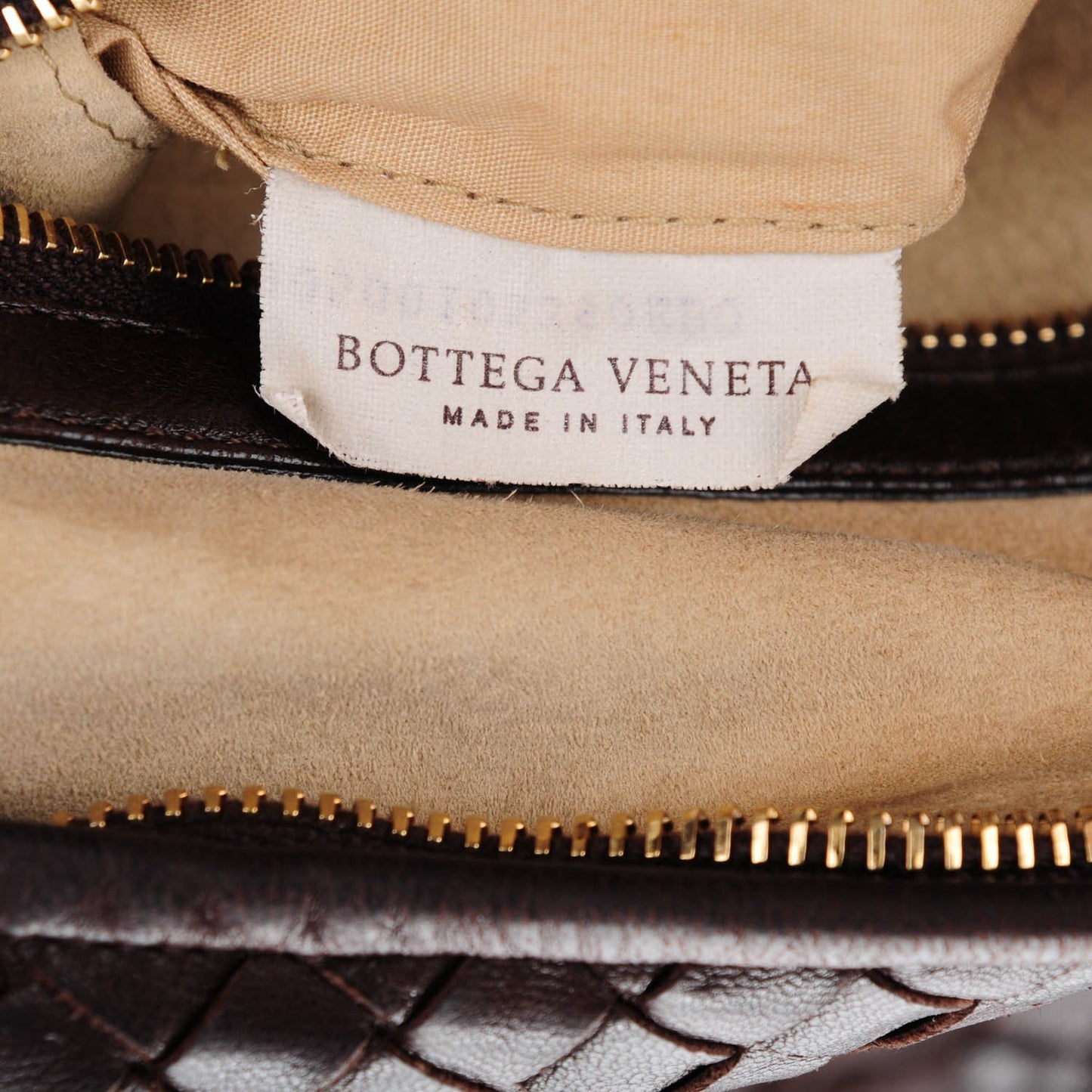 Nappa Intrecciato Large Veneta Hobo Ebano