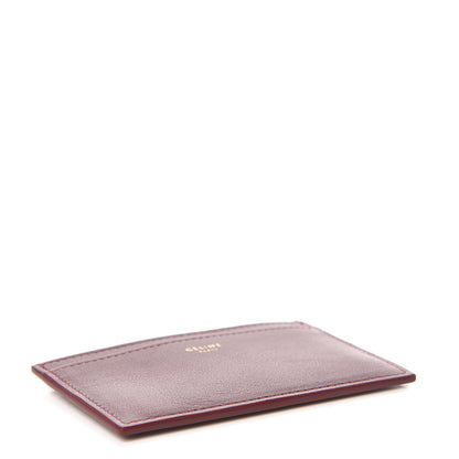 Celine Smooth Lambskin Solo Card Holder Rust 4 of 8