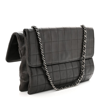 Chanel Lambskin Chocolate Bar Mademoiselle Flap Black 3 of 12