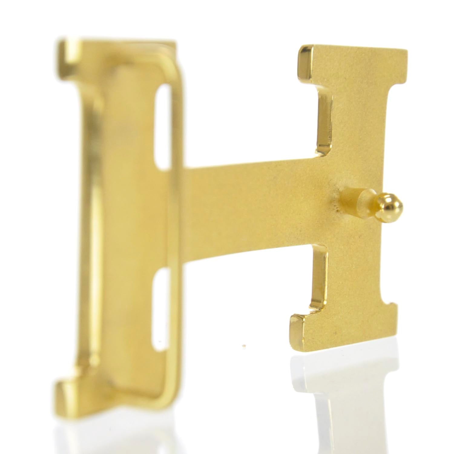 Hermes H Belt Buckle Gold 2 of 7
