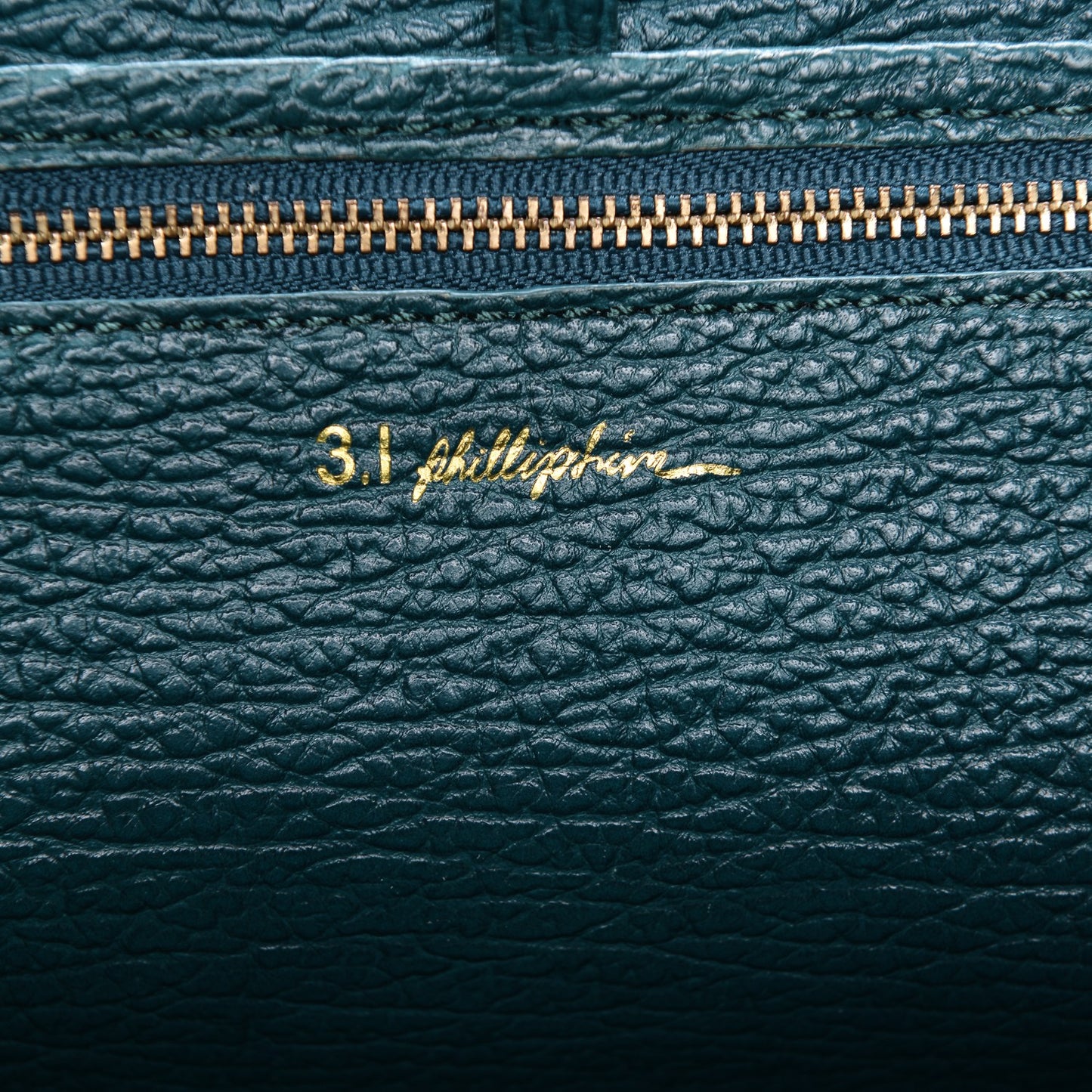 3.1 Textured Calfskin Large Pashli Satchel Jade