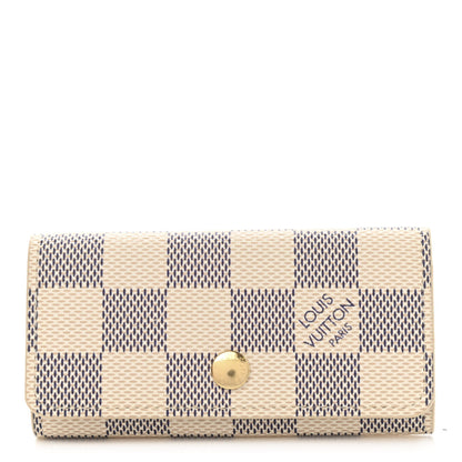 Louis Vuitton Damier Azur Multicles 4 Key Holder 1 of 8