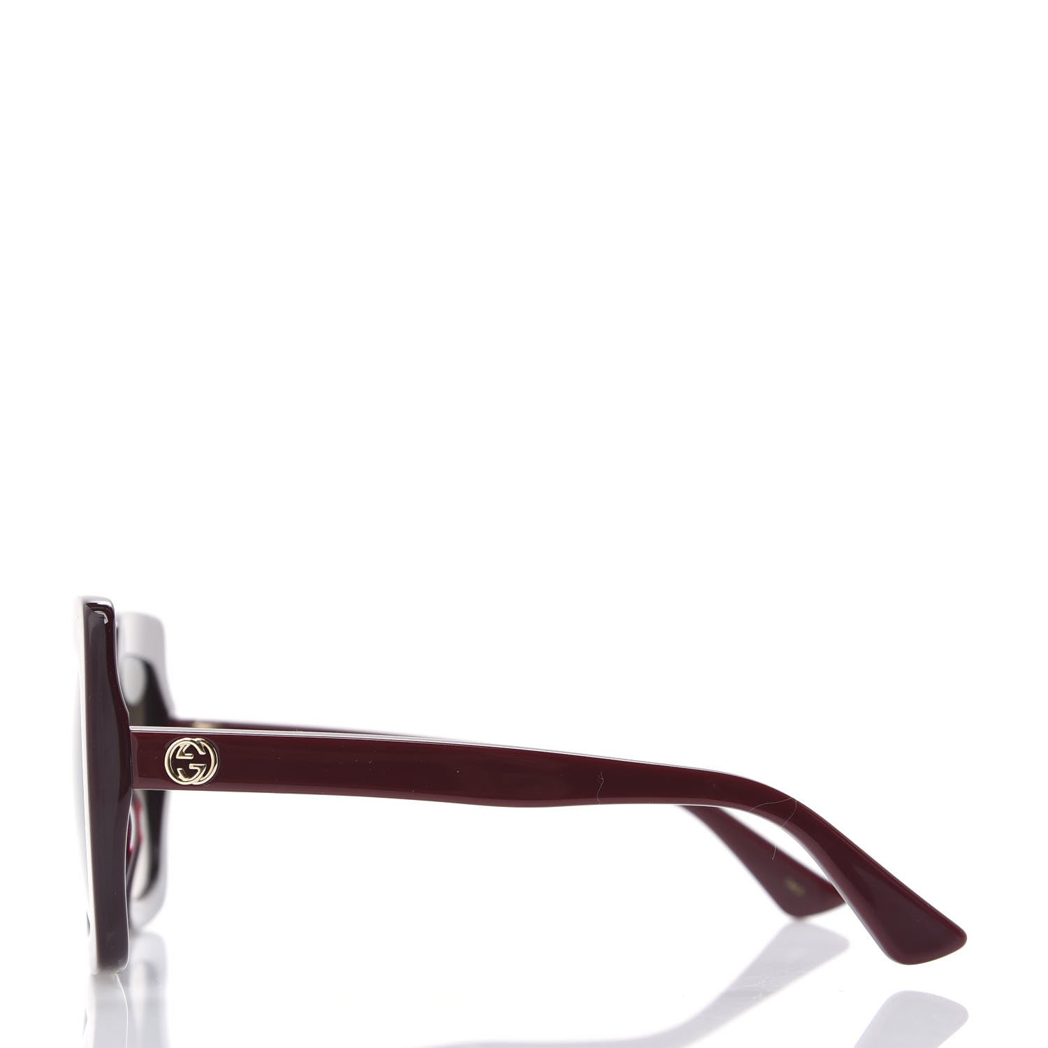 Gucci Acetate Oversize Sunglasses GG0328S Red 2 of 8