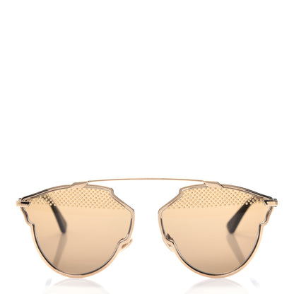 Christian Dior Studded So Real Sunglasses Gold 2 of 10