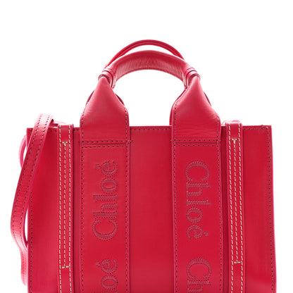 Chloe Calfskin Mini Woody Ribbon Tote Fizzy Pink 8 of 16