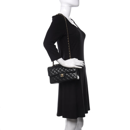 Chanel Caviar Quilted Small Double Flap Black 2 of 11