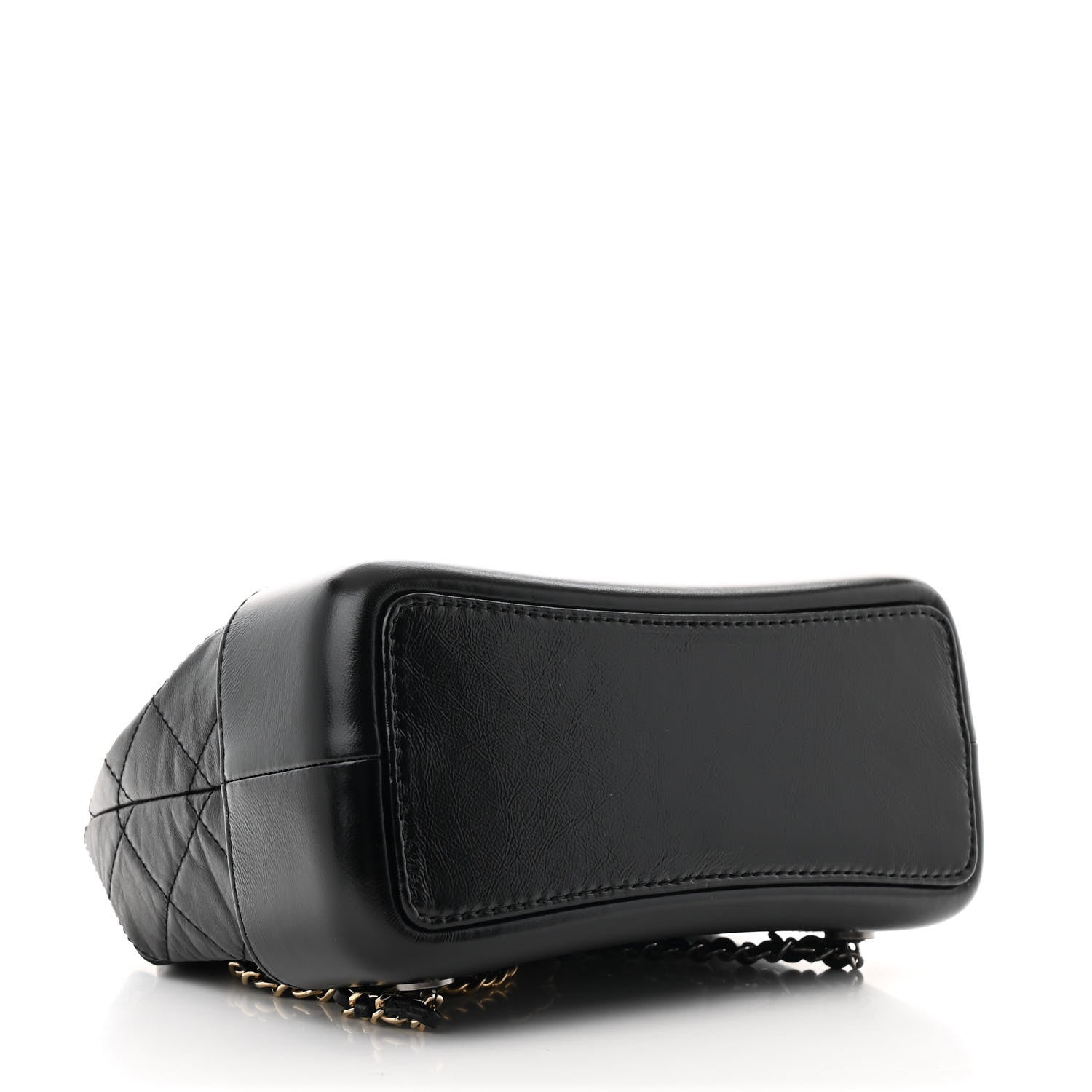 Chanel Aged Calfskin Quilted Small Gabrielle Backpack Black 4 of 11
