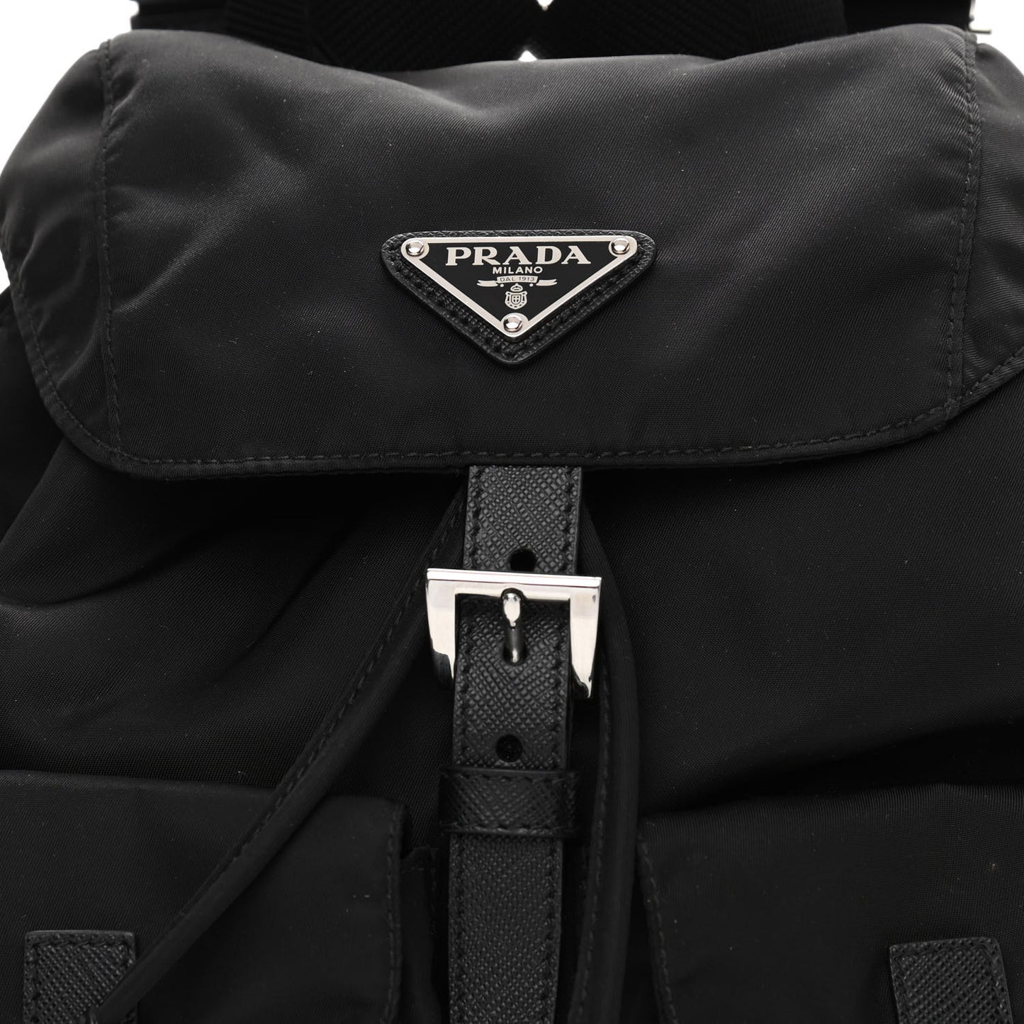 Tessuto Nylon Vela Small Backpack Black