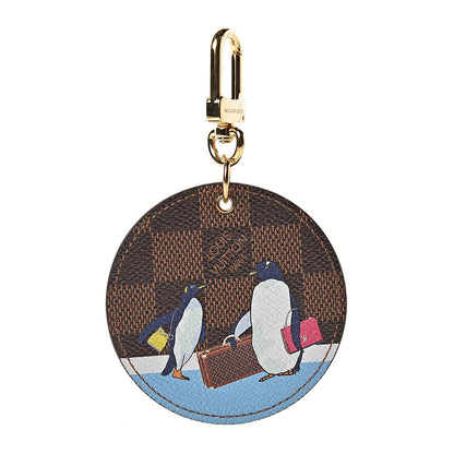 Louis Vuitton Damier Ebene Illustre Manchot Bag Charm Key Holder 1 of 4