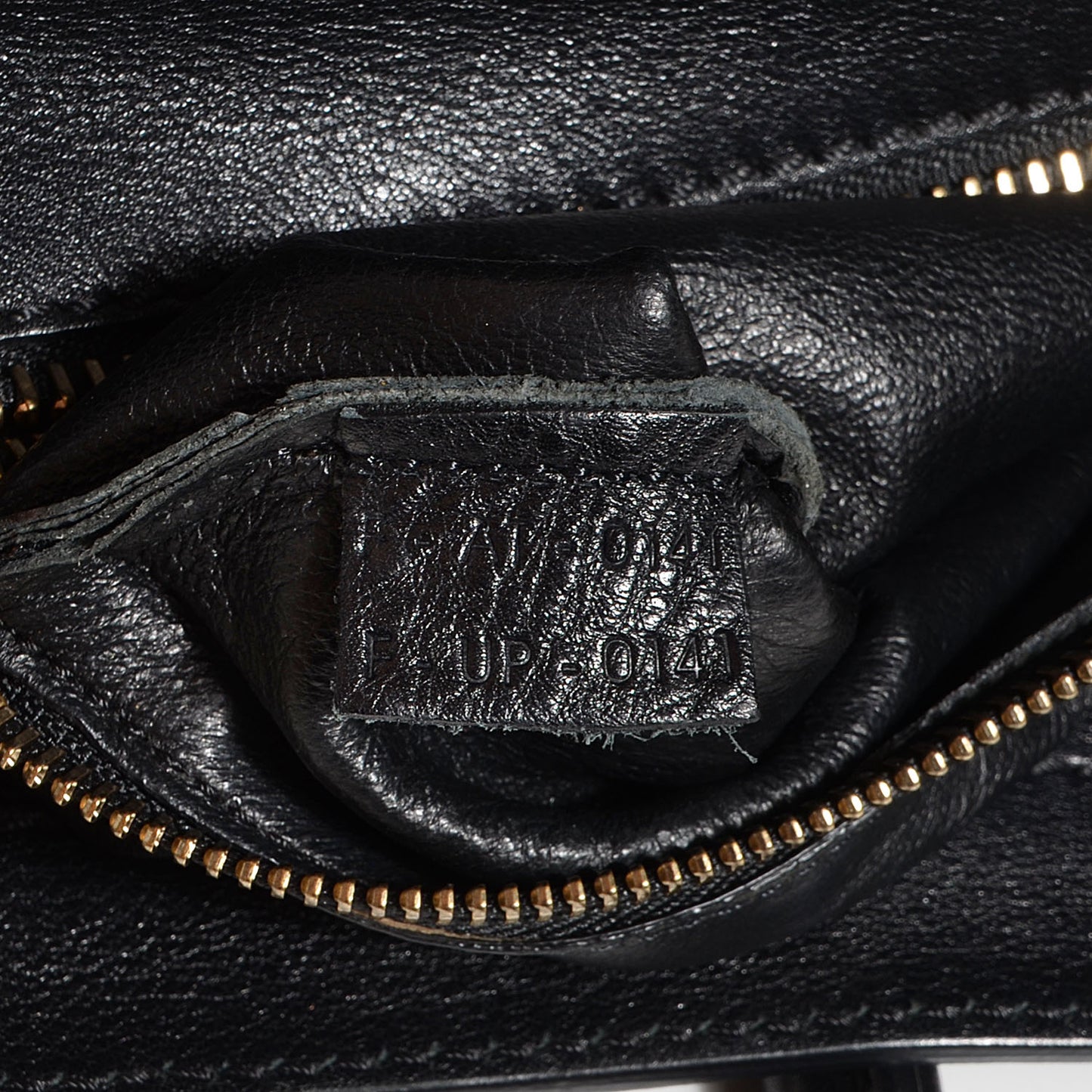 Smooth Calfskin Suede Mini Bi-Color Luggage Black Olive