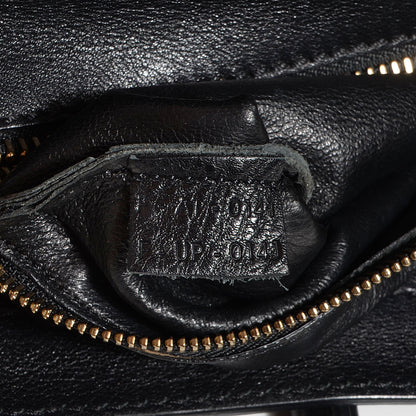 Celine Smooth Calfskin Suede Mini Bi-Color Luggage Black Olive 8 of 10