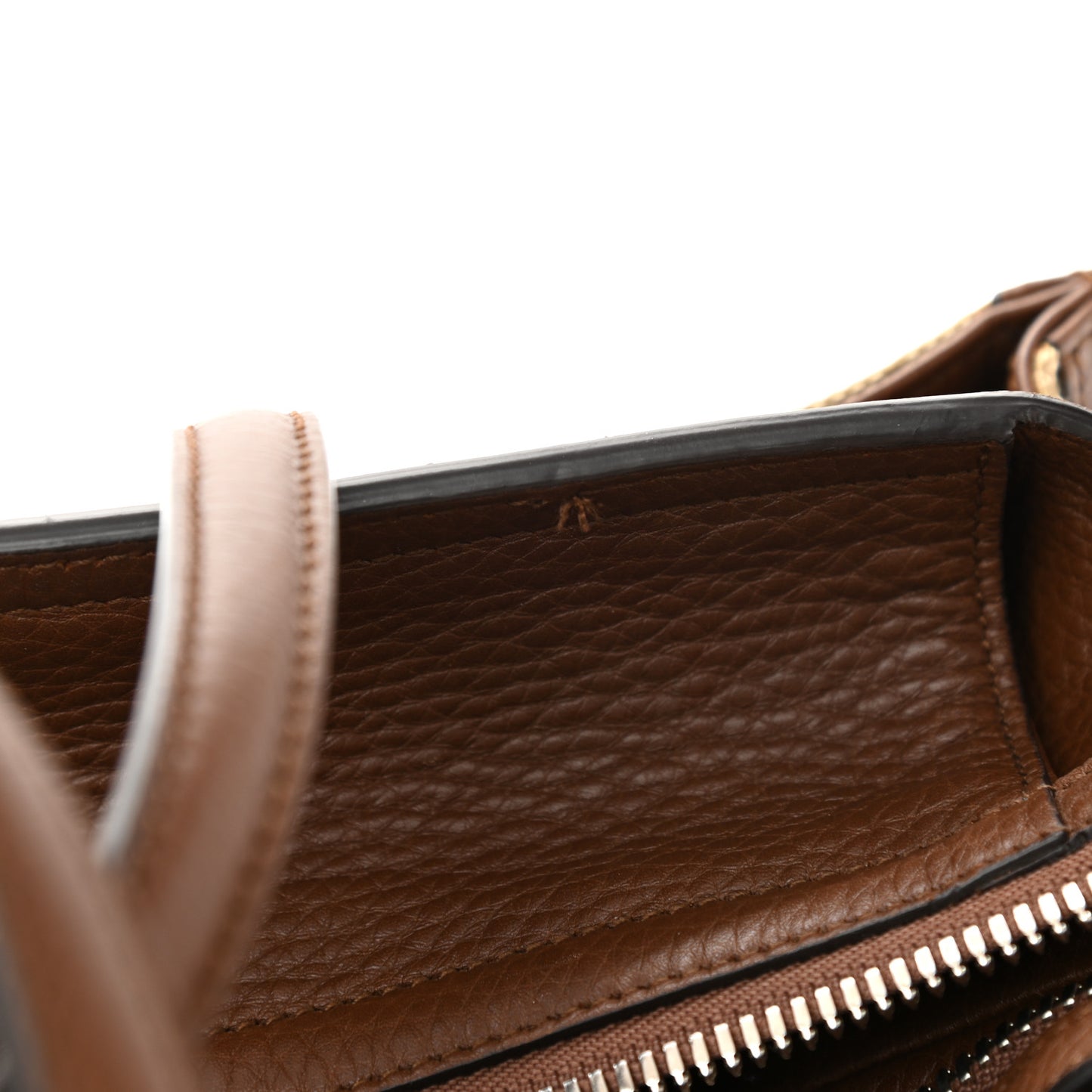 Monogram Ramble Layered Tote Brown