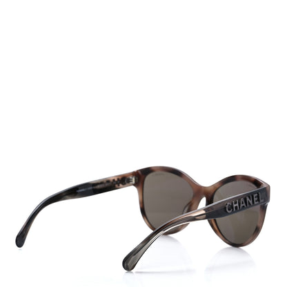 Chanel Acetate Pantos Logo Sunglasses 5458 Tortoise Brown 4 of 8