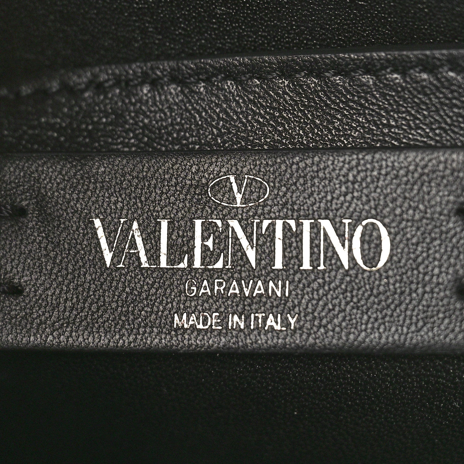 Valentino Garavani Crystal Embroidered Mini Vsling Top Handle Bag Black 6 of 10