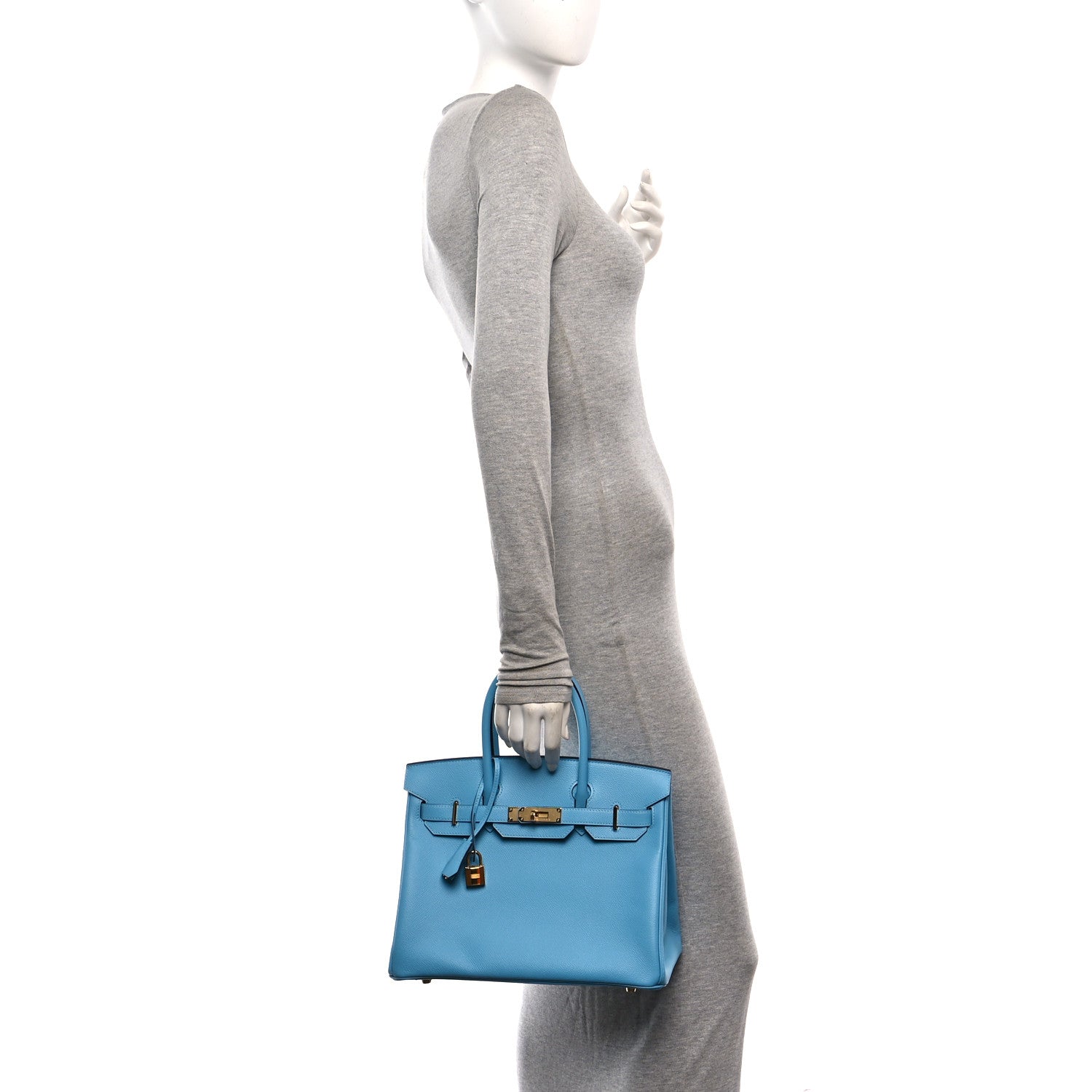 Hermes Epsom Birkin 30 Bleu Du Nord 2 of 11
