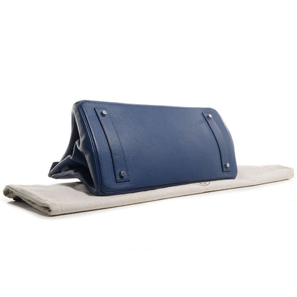 Hermes Taurillon Clemence JPG Birkin 42 Bleu Brighton 15 of 21