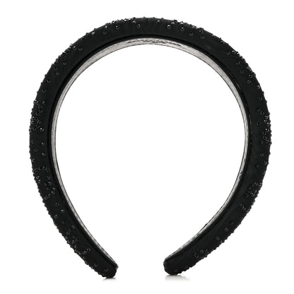 Gucci Moiret GG Crystal Minirich Headband Black Crystal 3 of 5