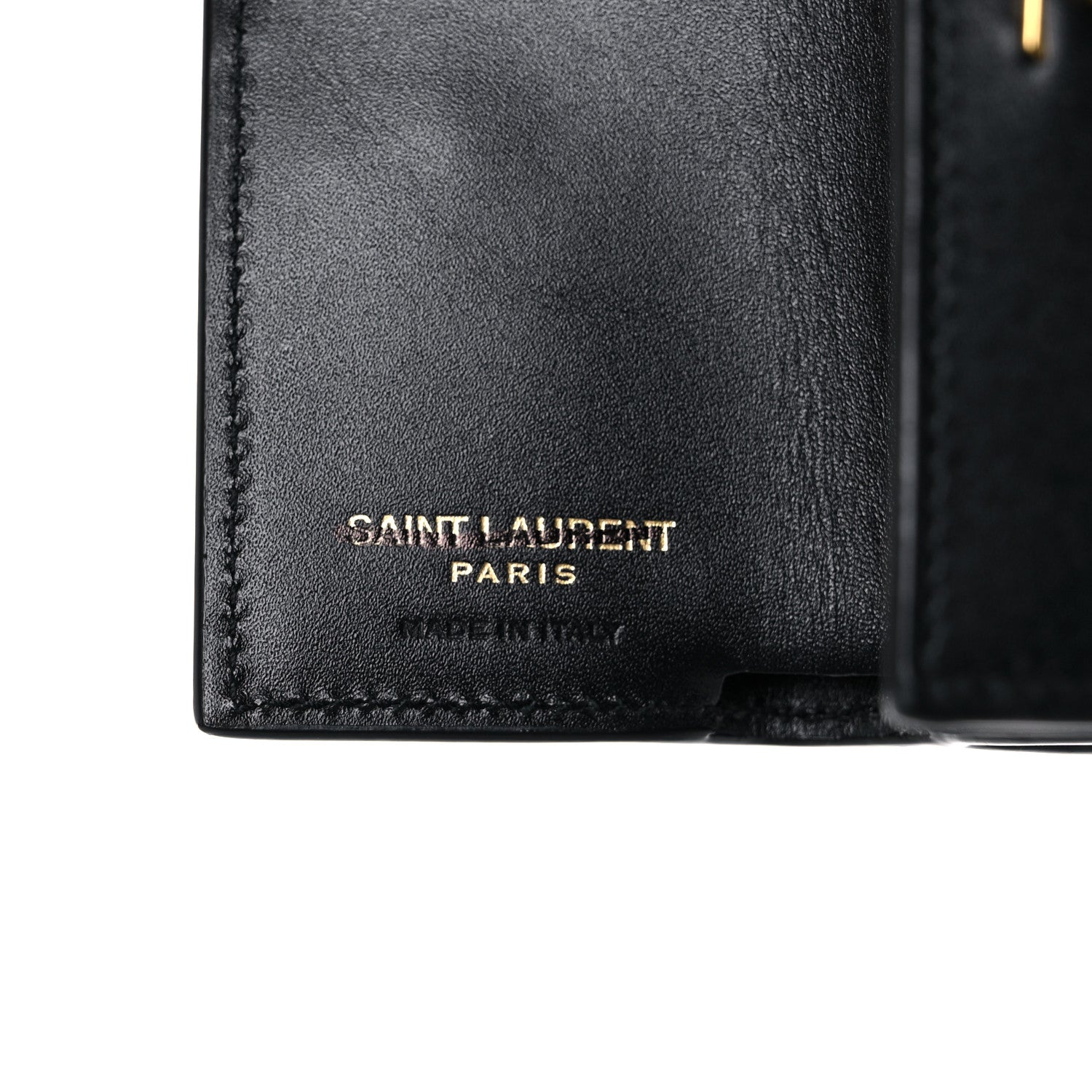 Saint Laurent Smooth Calfskin Monogram Rider Belt Bag Black 9 of 15
