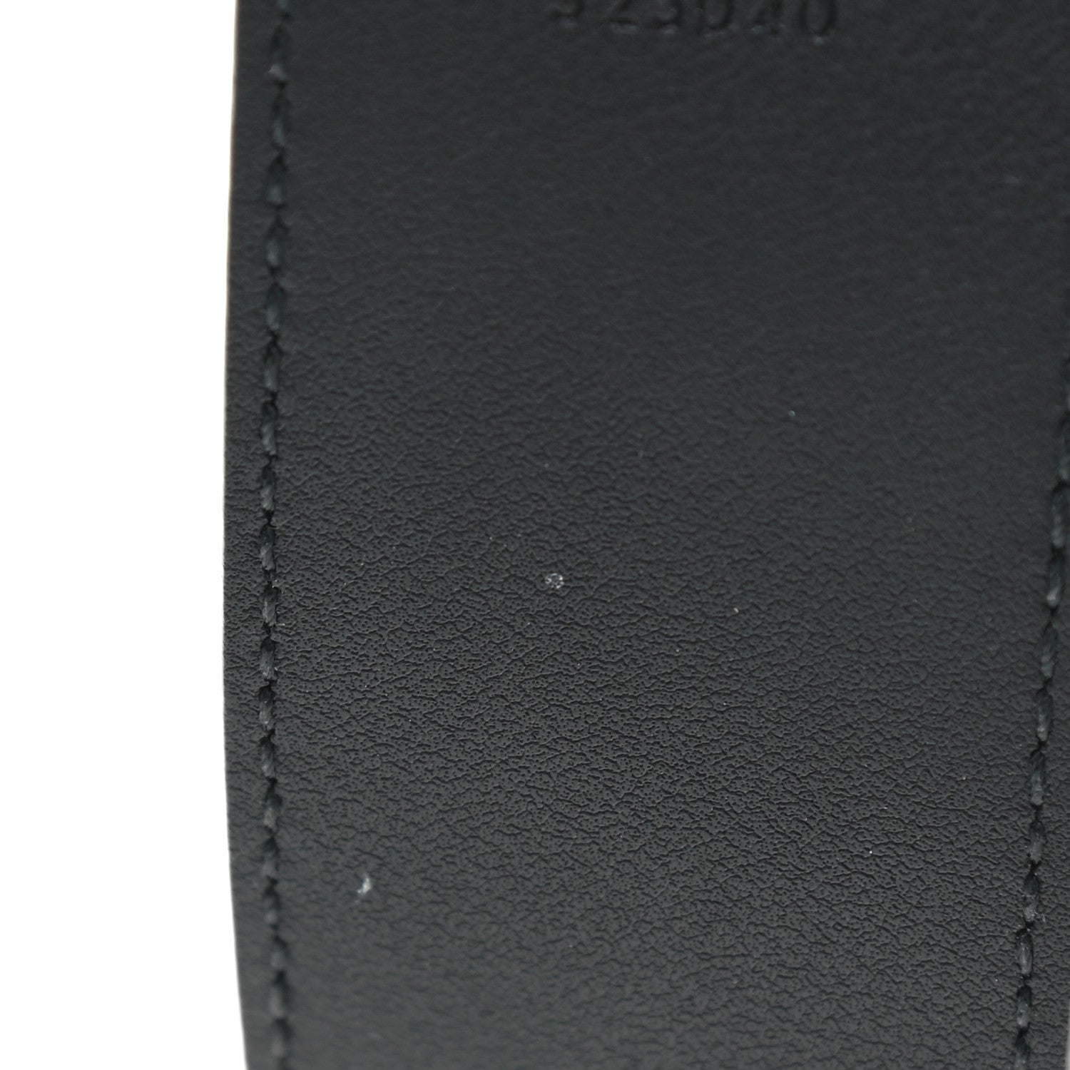 Gucci Textured Calfskin Double G 40mm Belt 80 32 Black 6 of 8