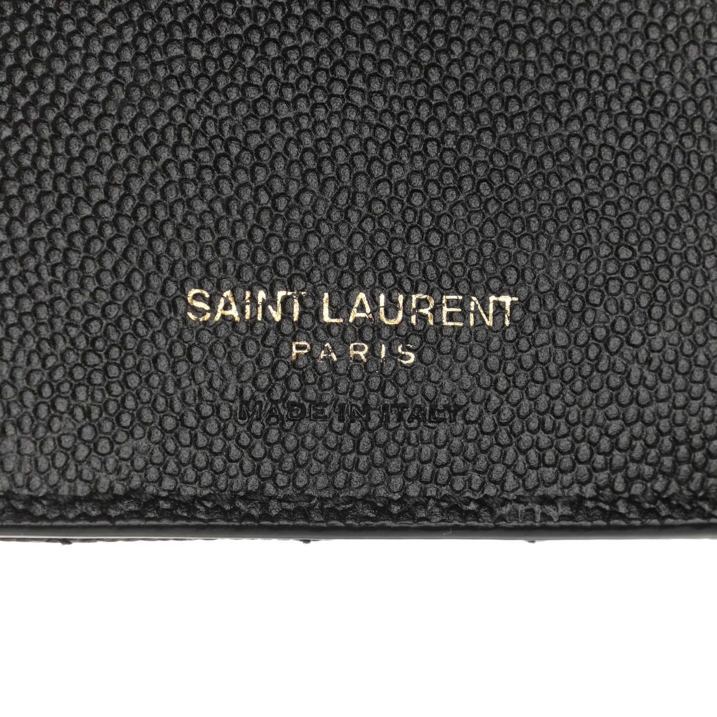 Grain De Poudre Matelasse Chevron Monogram Zipped Card Case Black