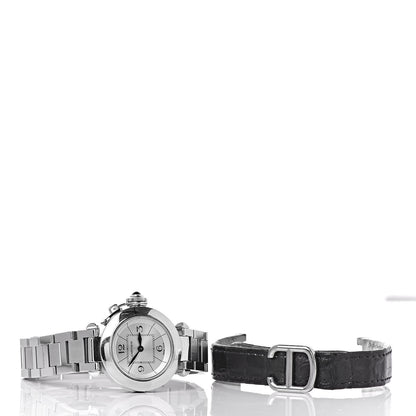 Cartier Stainless Steel 27mm Miss Pasha Quartz Watch Silver 5 of 9