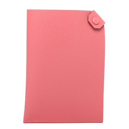 Hermes Epsom Tarmac PM Passport Holder Rose Azalee 1 of 7