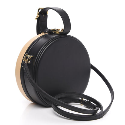 Louis Vuitton Calfskin Petite Boite Chapeau Black Beige 3 of 10