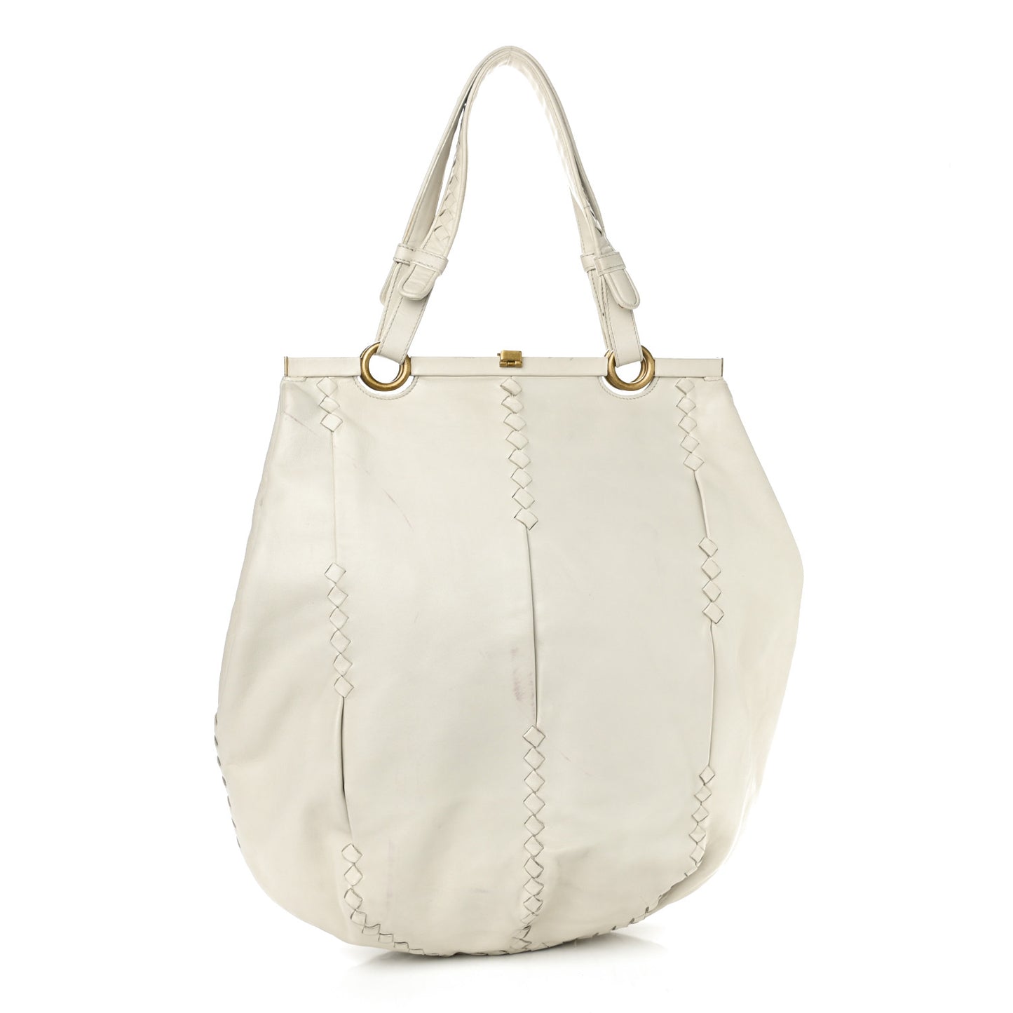 Nappa Frame Tote Colonial