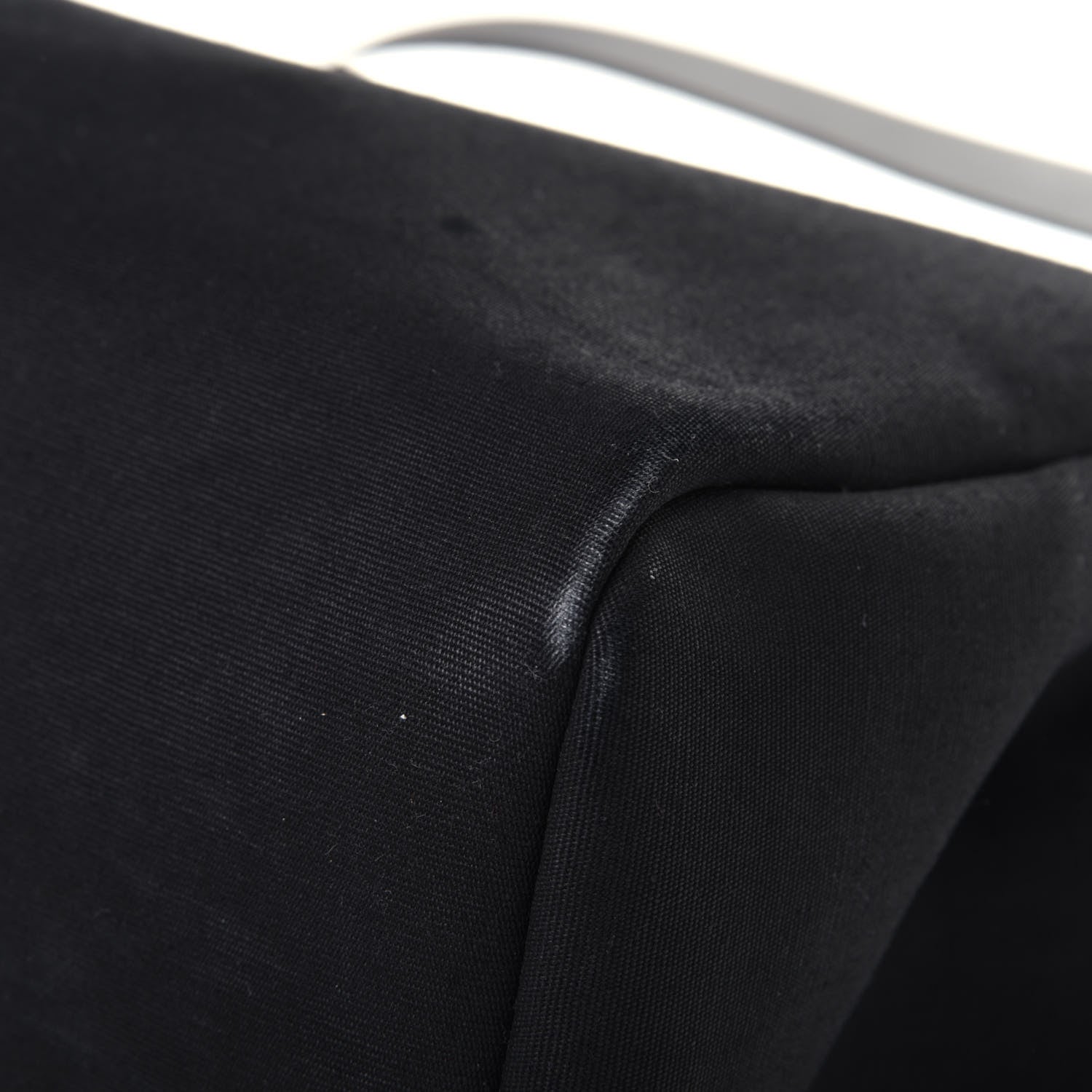 Hermes Toile Vache Calfskin Herbag 40 GM Black 21 of 30