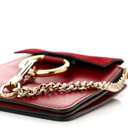 Chloe Suede Calfskin Mini Faye Bracelet Bag Plum Purple 9 of 9