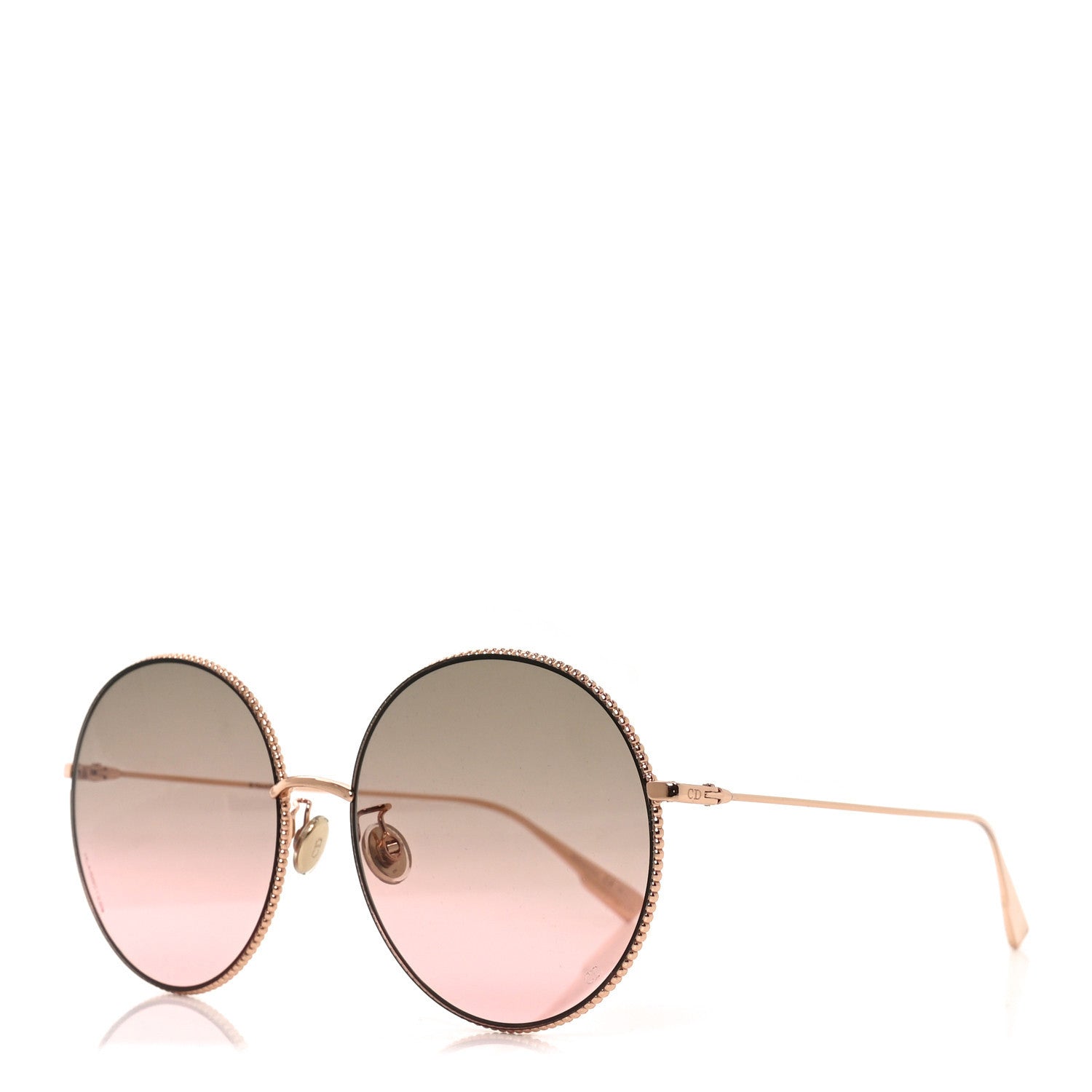 Christian Dior Society 2F Aviator Sunglasses Pink 1 of 8