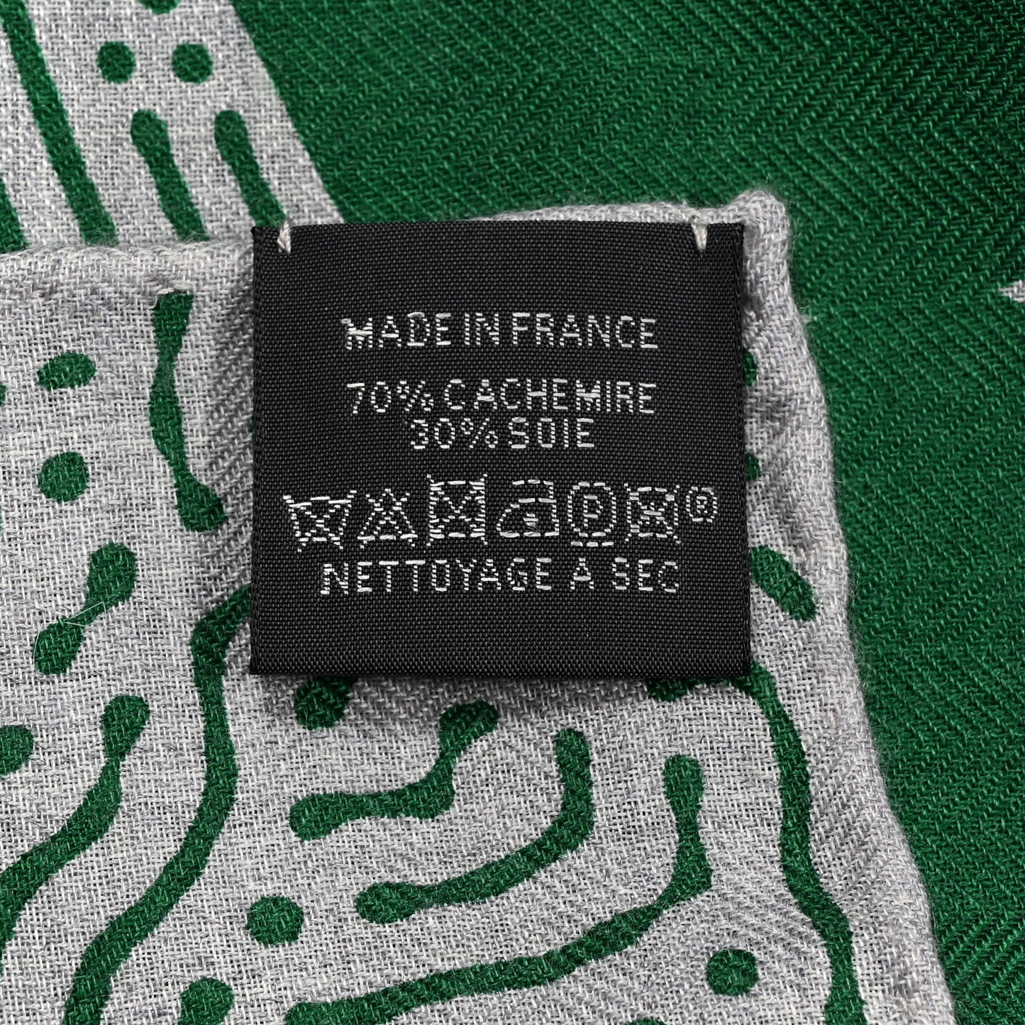 Silk Cashmere Clair De Lune Shawl 140 Green