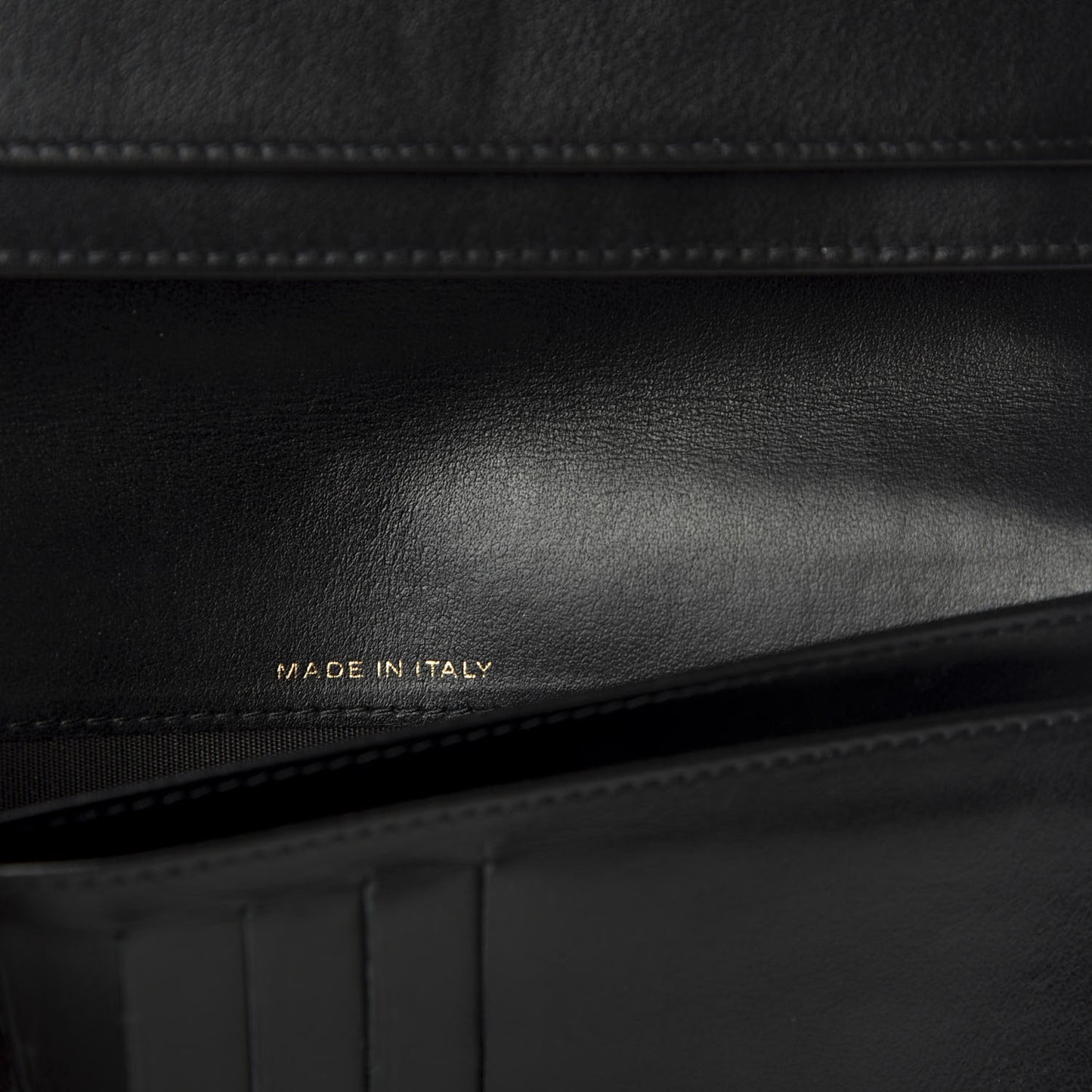 Caviar Quilted Boy Yen Wallet Black