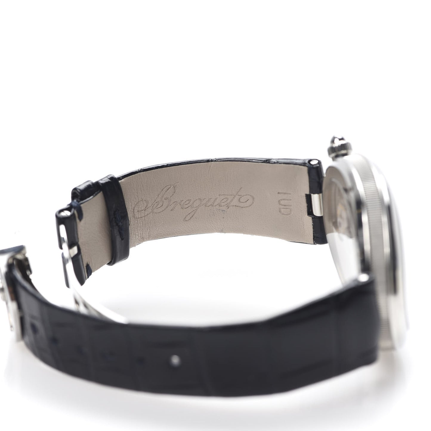 Stainless Steel Alligator Mother of Pearl 36mm Reine de Naples Automatic Watch 8967ST/58/986