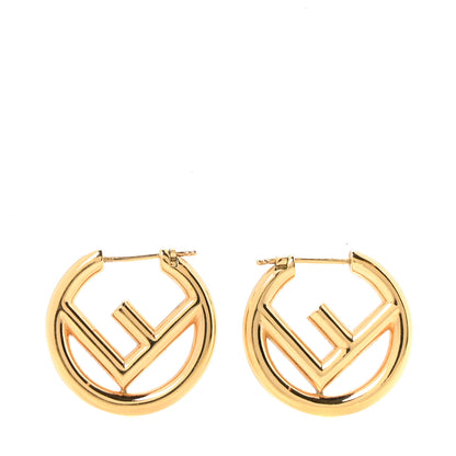 Fendi Metal F is Fendi Hoop Earrings Gold 1 of 5