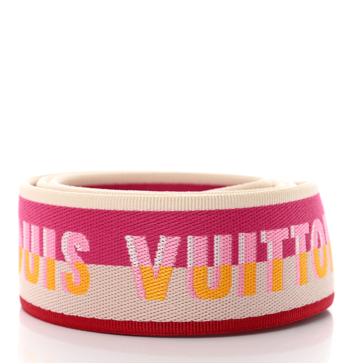 Louis Vuitton Jacquard Speedy Bandouliere 20 Shoulder Strap Fuchsia 2 of 6