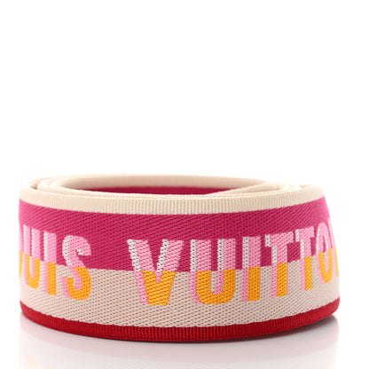 Louis Vuitton Jacquard Speedy Bandouliere 20 Shoulder Strap Fuchsia 2 of 6