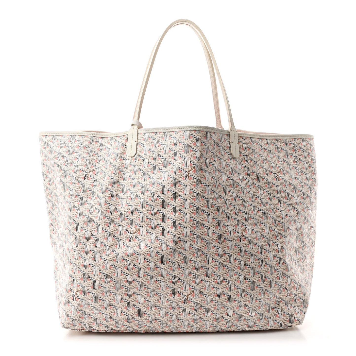 Goyardine Saint Louis Claire Voie GM White Pink