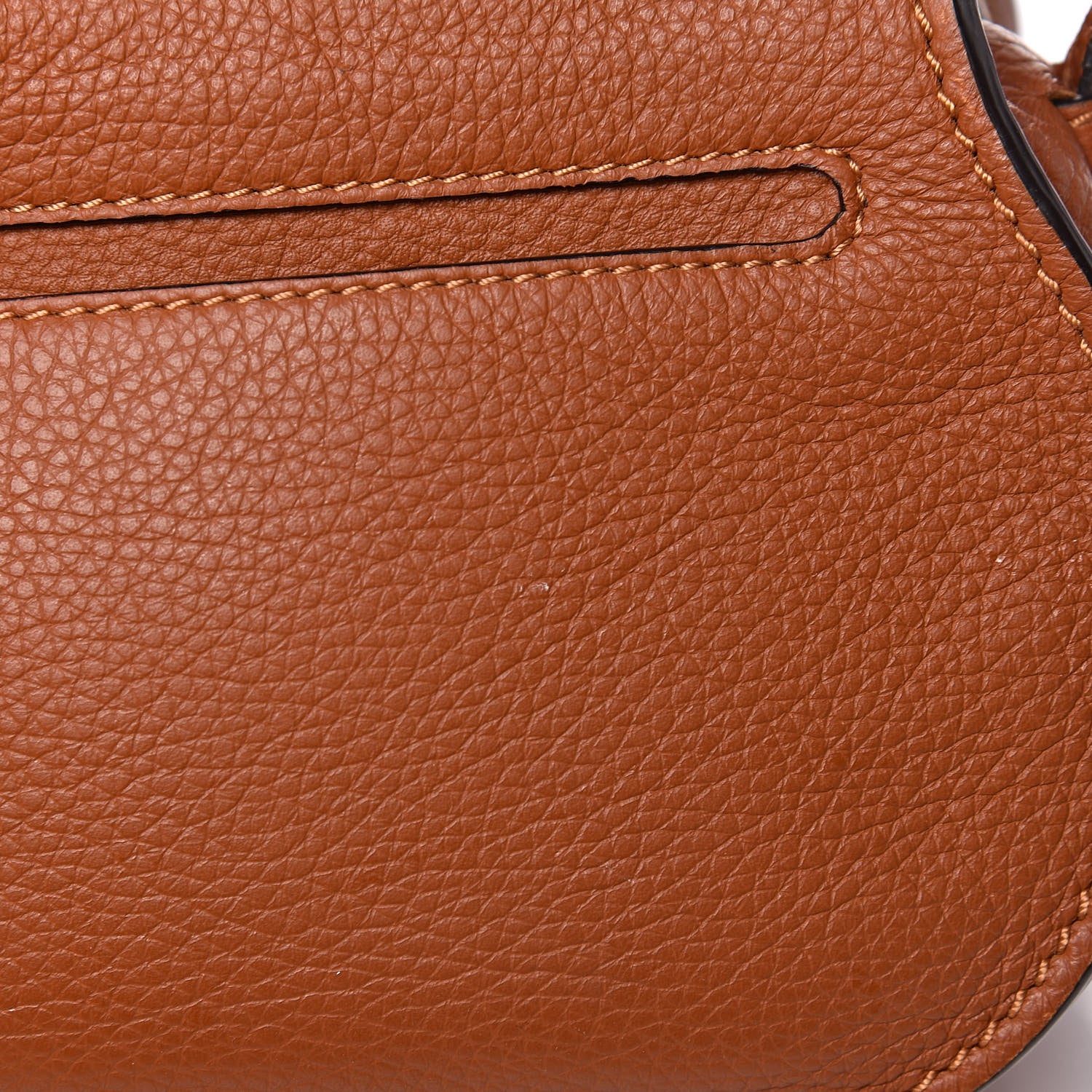Chloe Calfskin Mini Marcie Round Crossbody Bag Tan 11 of 13