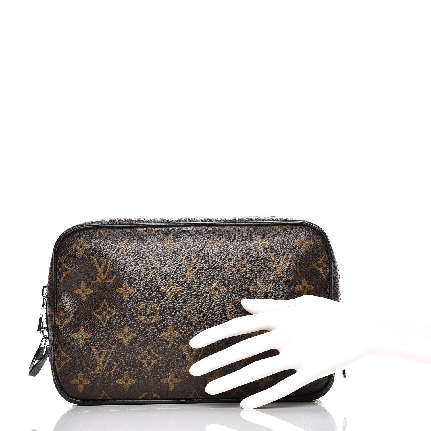 Louis Vuitton Monogram Macassar Toilet Pouch GM 2 of 9