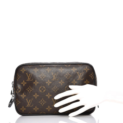 Louis Vuitton Monogram Macassar Toilet Pouch GM 2 of 9