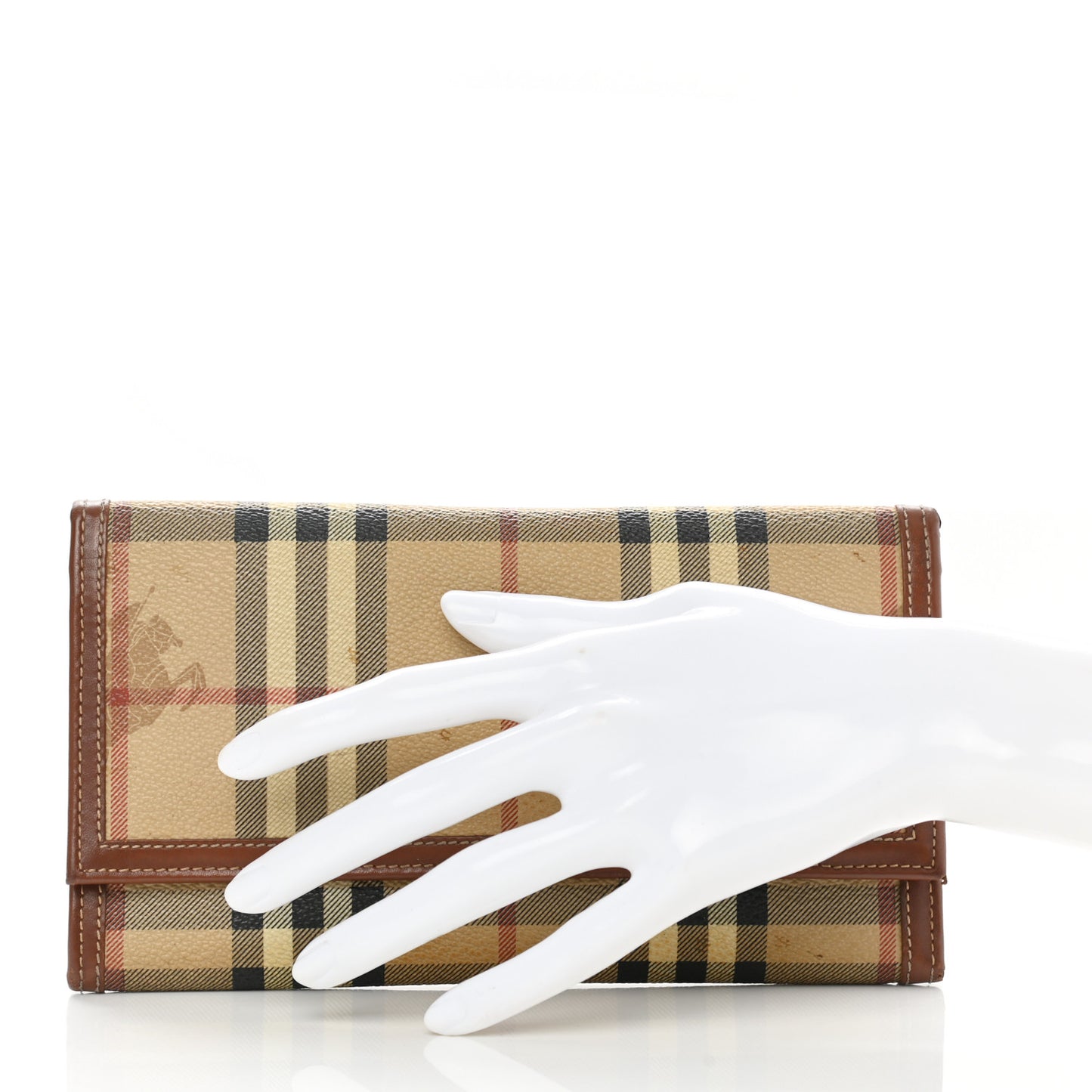 Haymarket Check Penrose Continental Wallet Tan