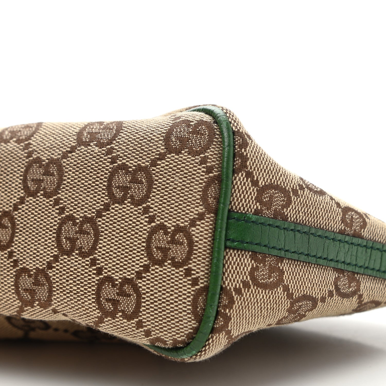 Gucci Monogram Boat Pochette Green 10 of 11