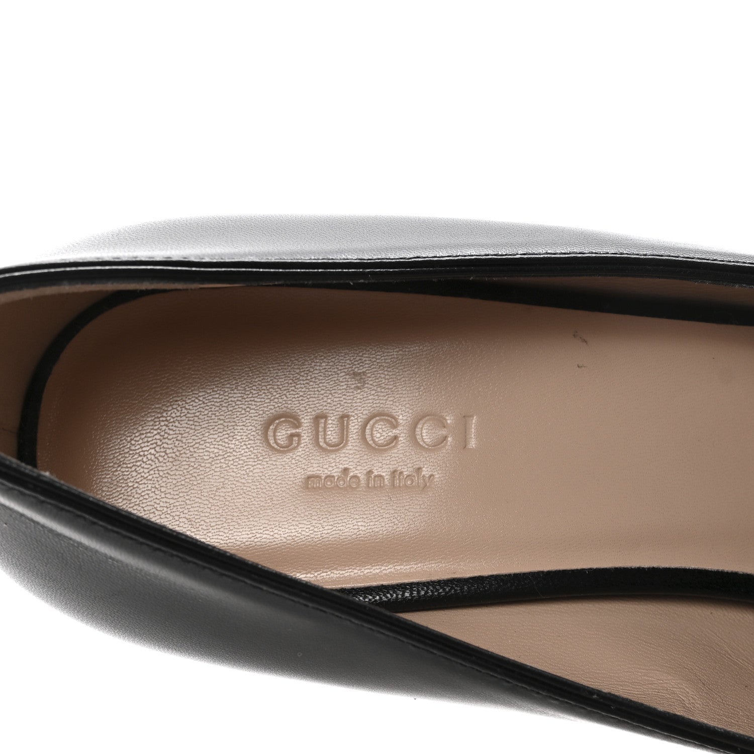 Gucci Malaga Kid GG Marmont Fringe 50mm Loafer Pumps 37 Black 8 of 10