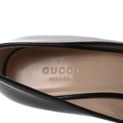 Gucci Malaga Kid GG Marmont Fringe 50mm Loafer Pumps 37 Black 8 of 10